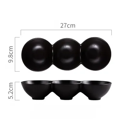 Special-shaped Ceramic Household Dessert Fruit Salad Bowl