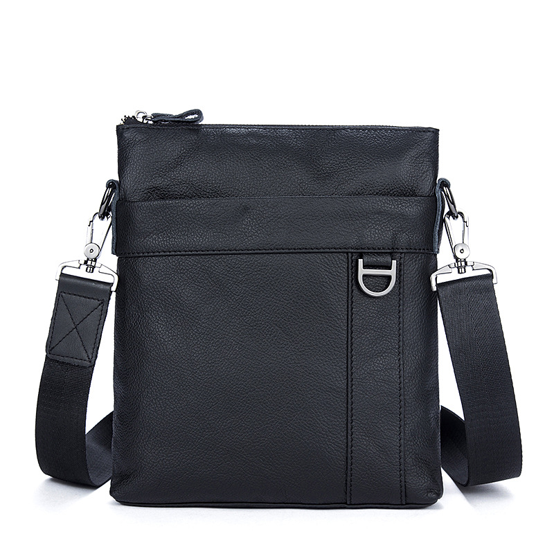 Leather men's bag casual business men's messenger bag