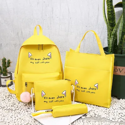Schoolbag Female Large-Capacity Waterproof Korean Version