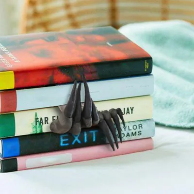 علامة يدوية للعبة رعب شيطان الهالوين، حرف الراتنج ديفل بو، زينة سطح المكتب
