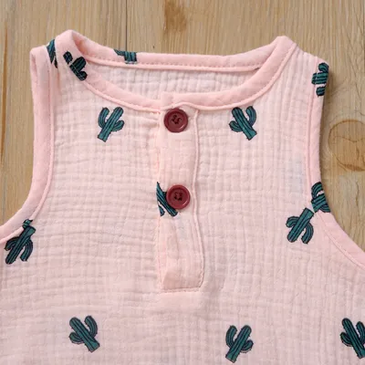 Infant Baby One-Piece Romper Sweat-Absorbent And Breathable Triangle Romper