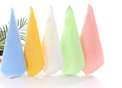 Bamboo fiber small square for children
