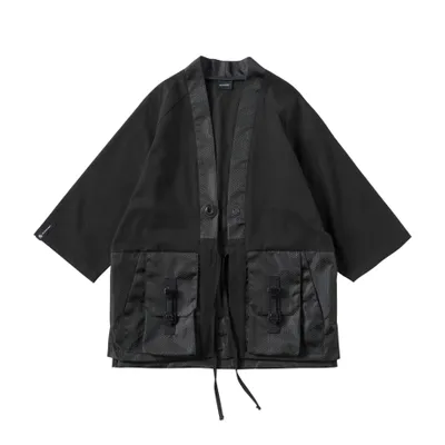 Spliced Trendy Jacket Casual Loose Jacket