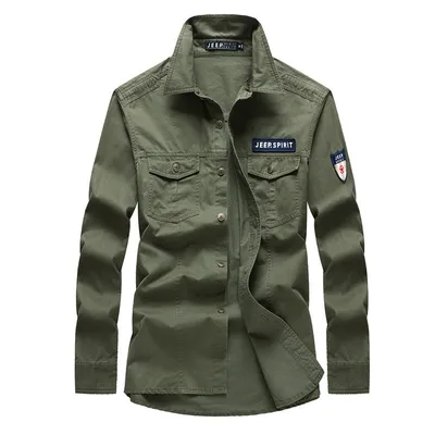 Men's Workwear Casual Long Sleeve Shirt