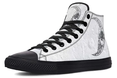 Printed Couple High-top Canvas Shoes