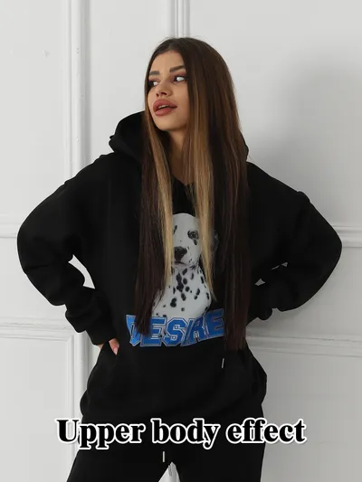 Women's Fashionable Casual Printed Long Sleeved Sweatshirt