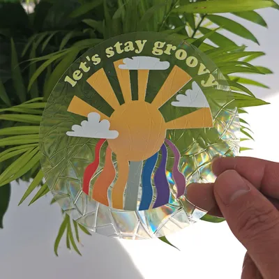 Electric Glass With PVC Non  Adhesive AntiCollision Window Stickers