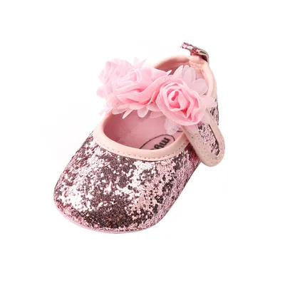 Rose baby shoes