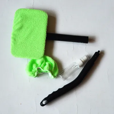 Car Window Windshield Wiper Microfiber Cloth Auto Window Cleaner Long Handle Car Washable Brush Clean Tool