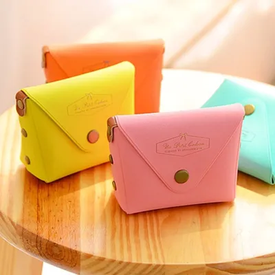 Cute Candy Color Key Case Macaron Coin Purse