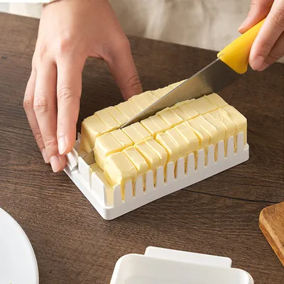 Butter Storage Box Slitting Storage Cheese Box Fresh-keeping Box
