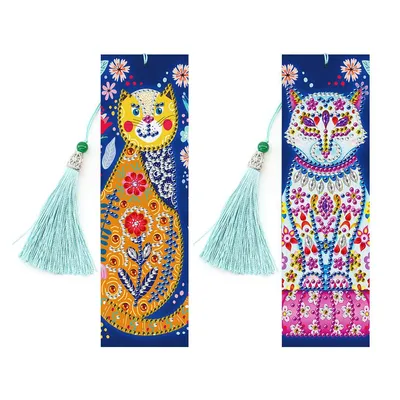 5D Diamond Painting Creative Bookmarks Peacocks