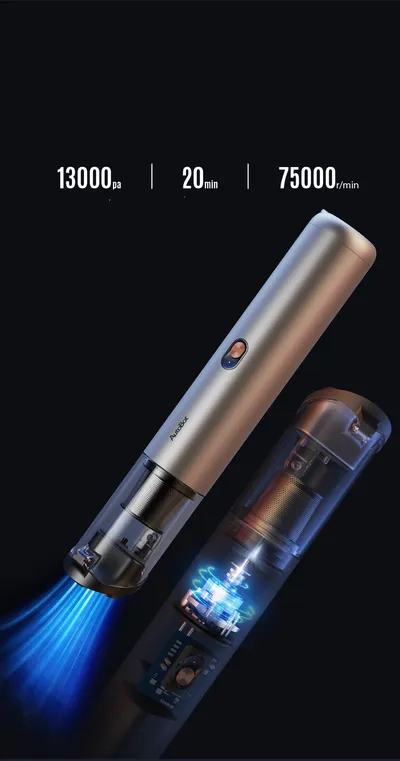 High-power handheld car vacuum cleaner