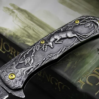 Craft Folding Wild Survival Camping Anti-height Hardness Steel Knife