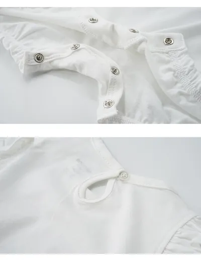 Baby Jumpsuit Girl's Short Sleeve Newborn Jumpsuit