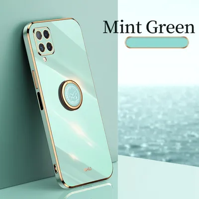 Electroplating Ring Bracket Shockproof Phone Case