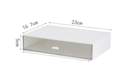 Office desktop transparent drawer type storage box student desk supplies ins artifact small box
