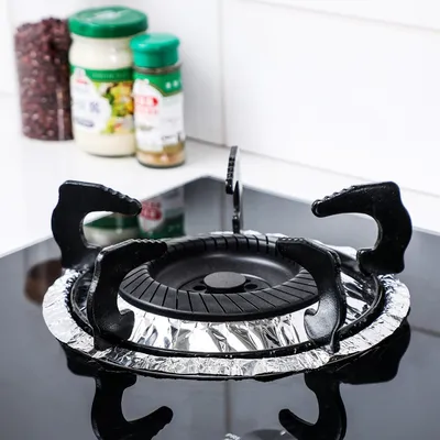 High Temperature Resistant Stove Gas Stove Aluminum Foil Sticker Kitchen Protection Cleaning Oil-proof Pad
