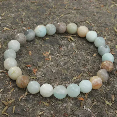 New Men's Bracelet Natural Healing Energy Stretch Bracelet Polished