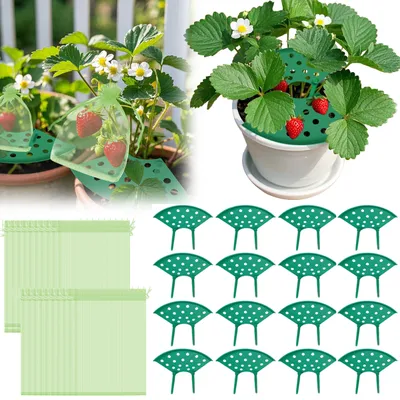 8Pcs Strawberry Plant Support With Bags