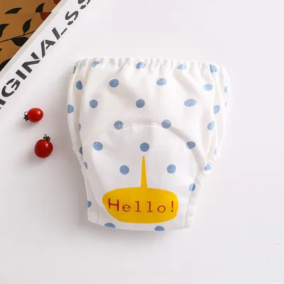 Cotton diaper pocket baby learning pants pull-up pants