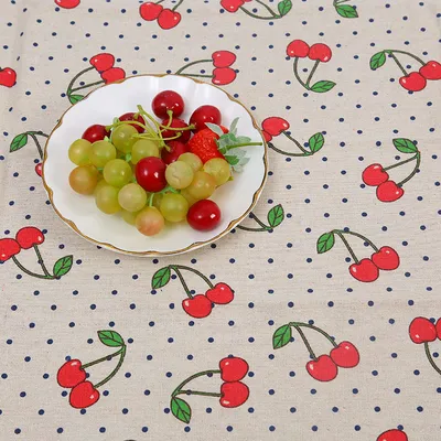 Fruit Series Cotton And Linen Fabric
