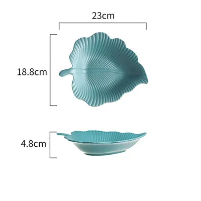 Ceramic Snack Plate For Creative Home Use