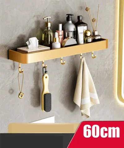 Bathroom Perforated Towel Storage Rack