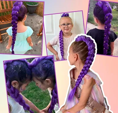 Clip-in Chunky Braided Ponytail Hair Extension, Colorful Synthetic Pre-braided Braid Hairpiece For Women