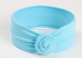 Children's hair band Europe and America ins explosion models baby knotted hair band cute baby cotton tiara hair accessories