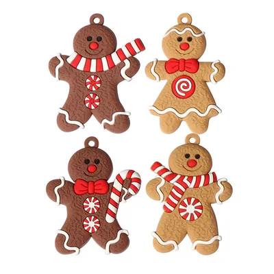 Hanging gingerbread man ornament