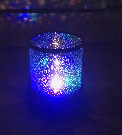 LED Night Light Projector Lamp Colorful Star Light (Random Color)