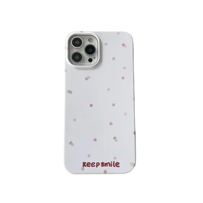 Simple Wave Dot Letter Phone Case