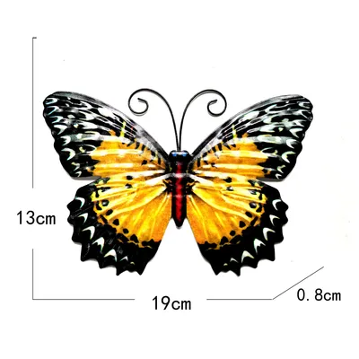 Home Craft Gifts Butterfly Iron Wall Hanging Decorations