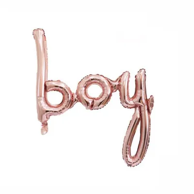Decorated with letter aluminum foil balloon