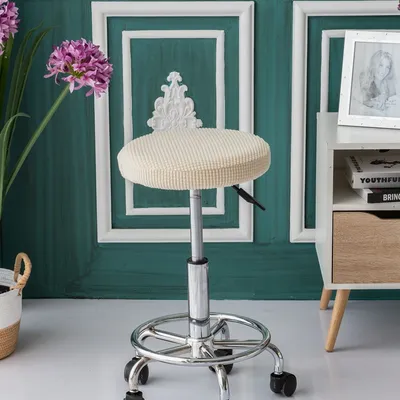 Bar Elastic Round Stool Cover