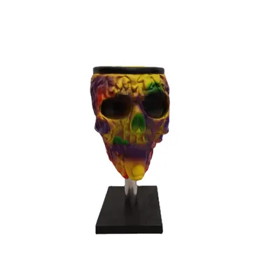 New Resin Craft Bubble Skeleton Machine Ornament