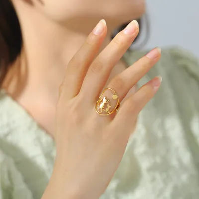Women's Stainless Steel Versatile Ring