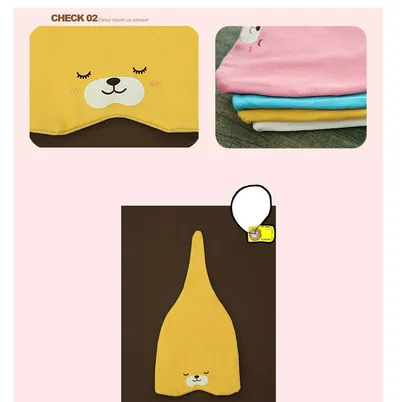 Baby Soft Cotton Sleep Cartoon Hat Pullover Cap