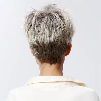 New short hair flower white hair set