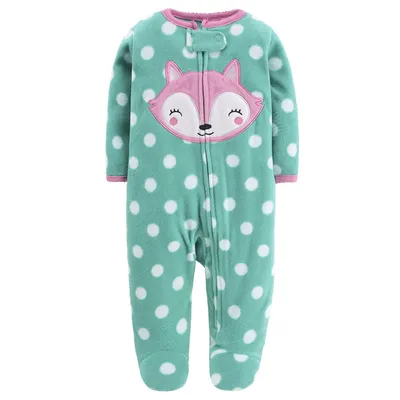 Baby wrap jumpsuit with zipper