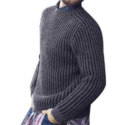 Sweater men blue warm jacket men handsome tall
