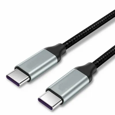 TYPE-C Fast PD Data Cable 5 Core Braided