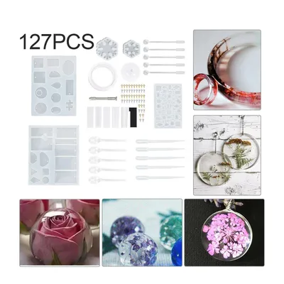 Silicone Earring Pendant Mold Necklace Jewelry Resin Mould Casting Craft Tool