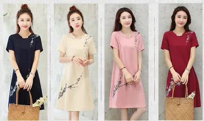 Loose Fairy College Style Dress Women