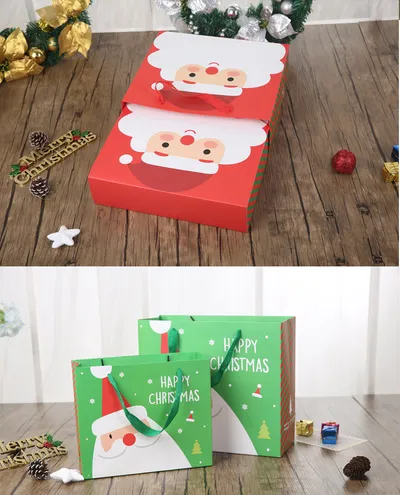 Christmas packing night gift tote bag gift bag box