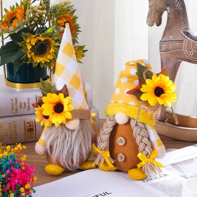 Sunflower Decoration Doll Ornaments Props Supplies