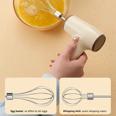 2 In 1 Electric Garlic Chopper USB Rechargeable Vegetable Chili Meat Ginger Masher Handheld Multipurpose Kitchen Gadgets