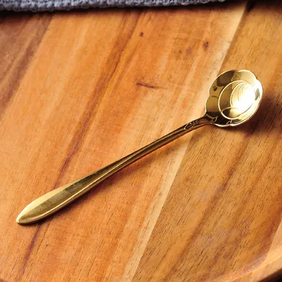 Household Spoon Stainless Steel Small Spoon Long Handle Coffee Spoon