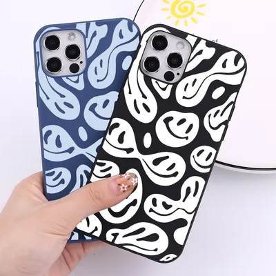 Simple Smile Frosted Soft Phone Case